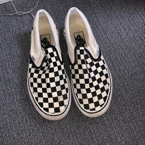 Black & White Checkered Vans
